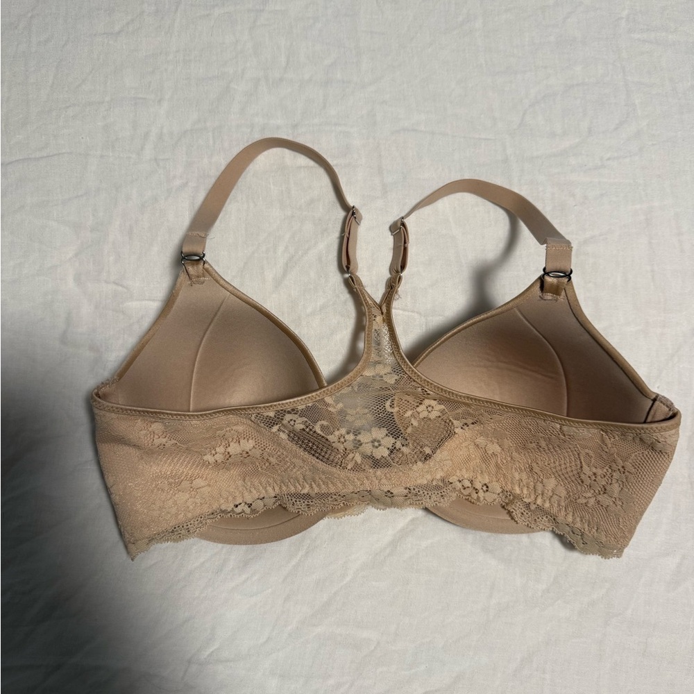 Maidenform racerback bra with front closure size 34 D tan colored - Picture 2 of 4